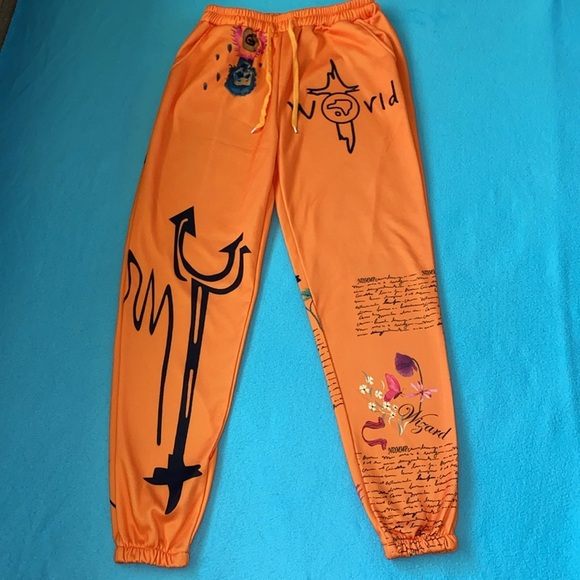 SWEAT SUIT SET Graphic design hoodie pull on jogger 2 pocket unisex NEW size XXL - Picture 6 of 16